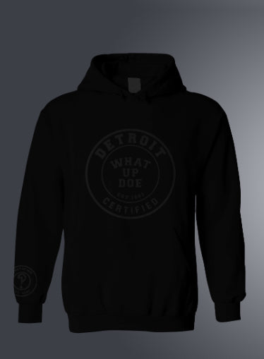 Black on Black WUD Hoodie
