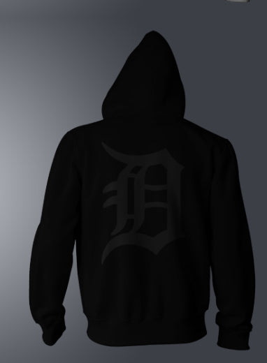Black on Black WUD Hoodie