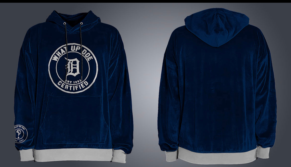 Blue and white Certified Hoodie